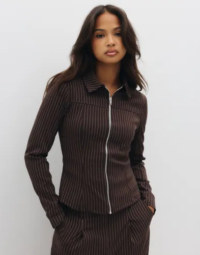 Pcanja Ls Zip Shirt Wvn D2D