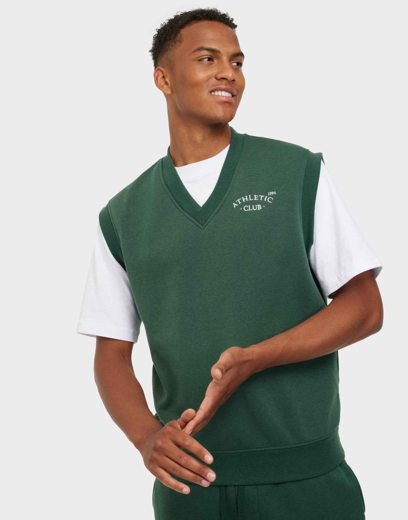 JORTOBIAS SWEAT V-NECK VEST KA