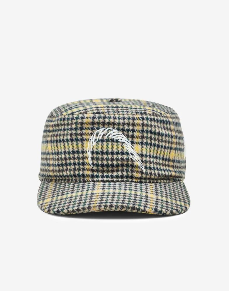 Wbyin Check Pillbox Cap Kepsar
