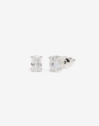 Muli Collection Oval Cut Stud örhängen dam – bild 2