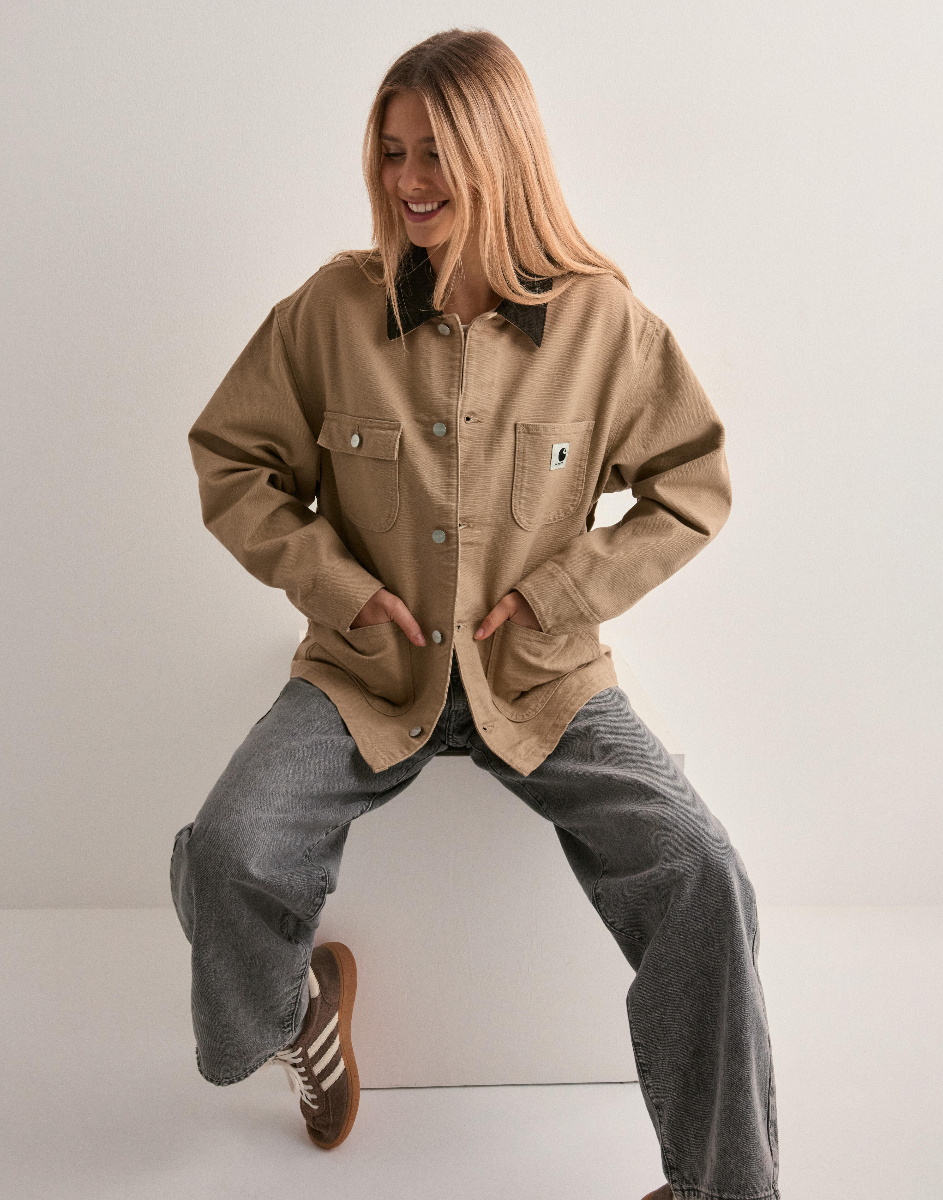 Buy Carhartt WIP W' OG Michigan Coat - Dusty Brown | Nelly.com
