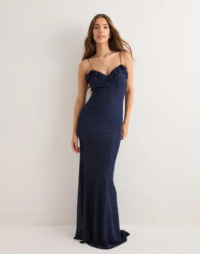 Nelly - Blå - Lovely Lace Dress