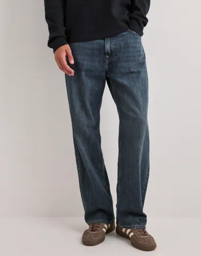 Jack & Jones Jjited Jjclassic Sq 377 Ln Straight jeans Blå