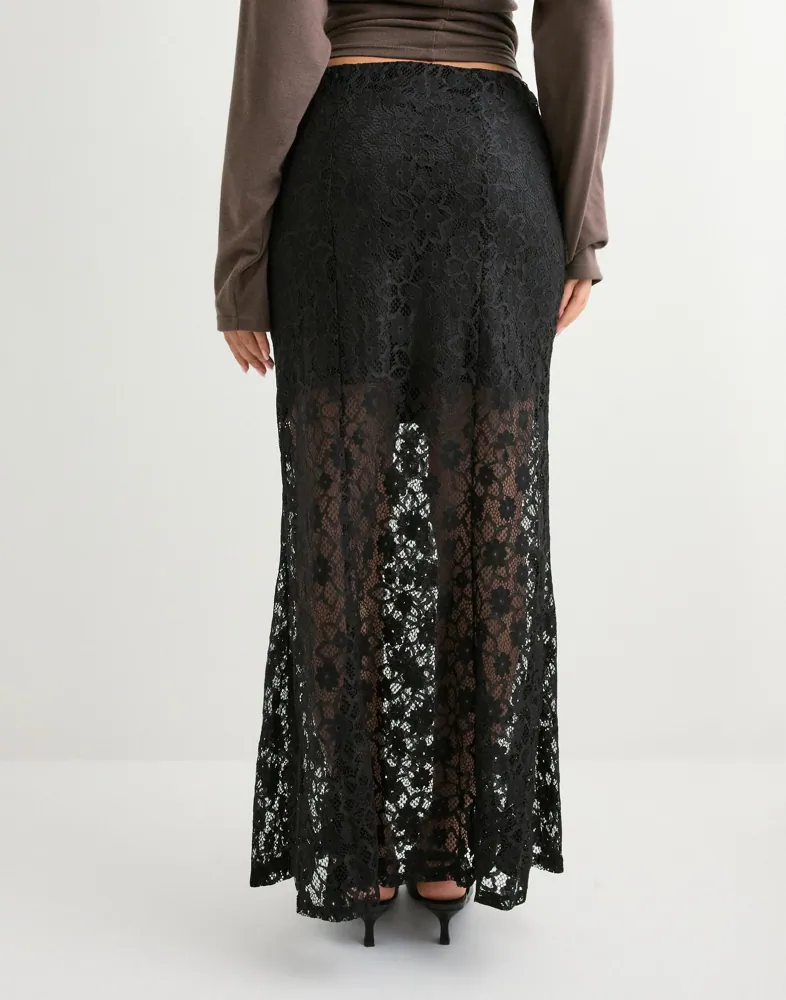 VERO MODA Vmmeta Lace Hw Ankle Skirt Wvn Ga kjolar dam – bild 3