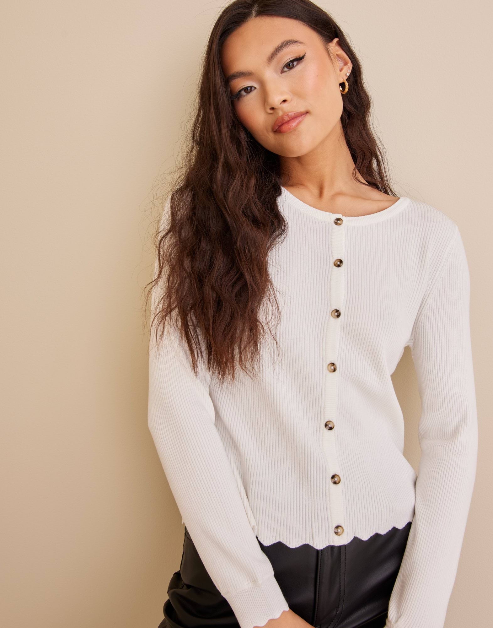 OBJHARRIET L/S KNIT CARDIGAN NOOS