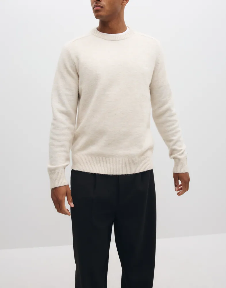 Selected Men Slhrai Ls Knit Crew Neck Stickade tröjor herr – bild 3