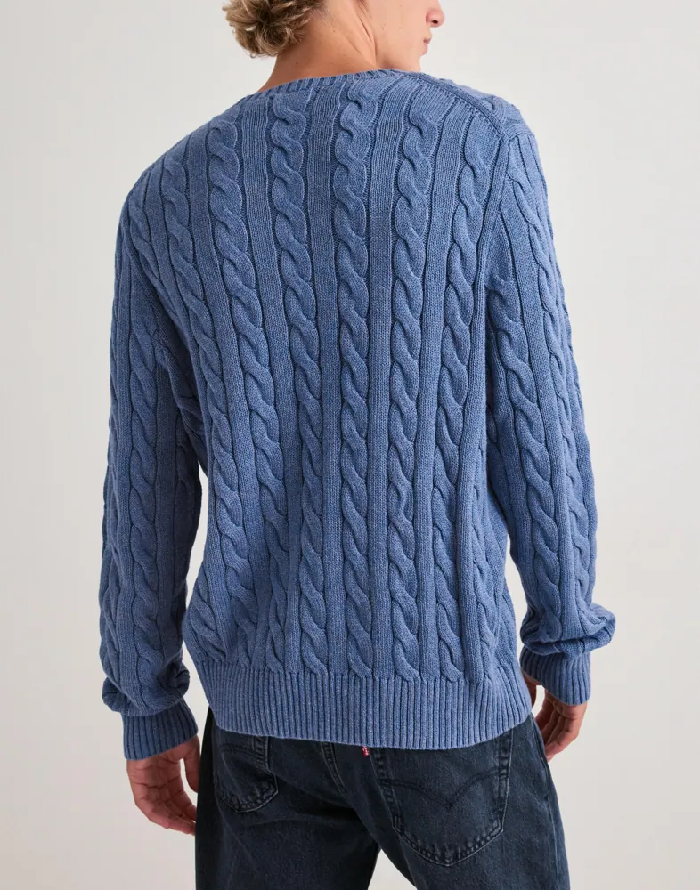 Polo Ralph Lauren Ls Driver Cn-long Sleeve-pullo Stickade tröjor herr – bild 3