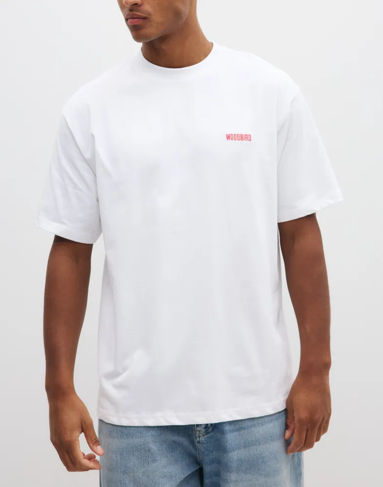 Woodbird Wbbaine Cook Tee T-shirts med tryck herr – bild 2