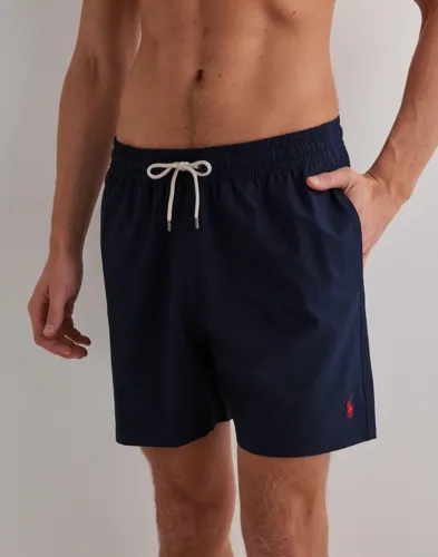 Blå badshorts från Polo Ralph Lauren med broderad logga fram