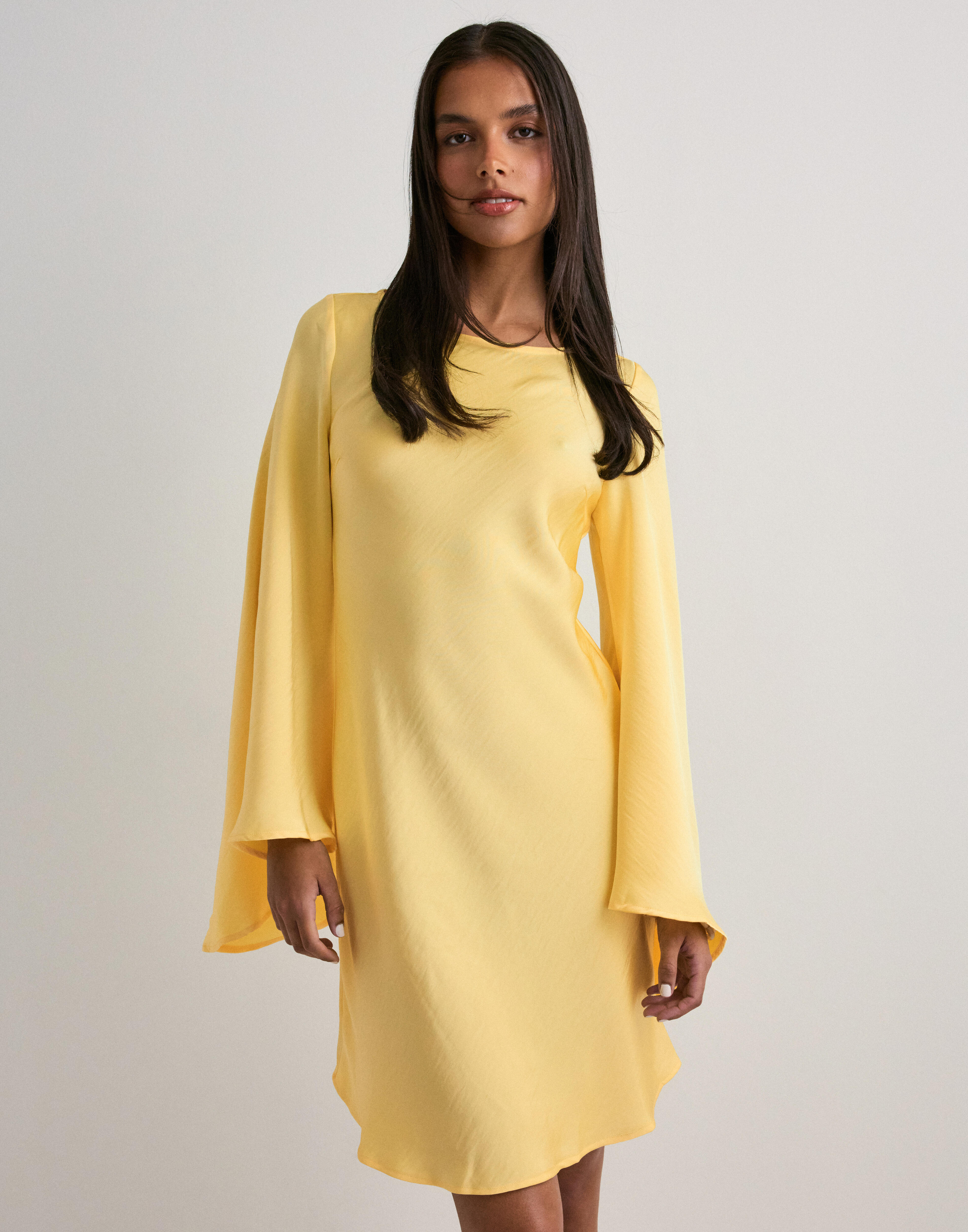 Buy Vero Moda VMKAMILE WIDE SLEEVE SHORT DRESS EX - Lemonade