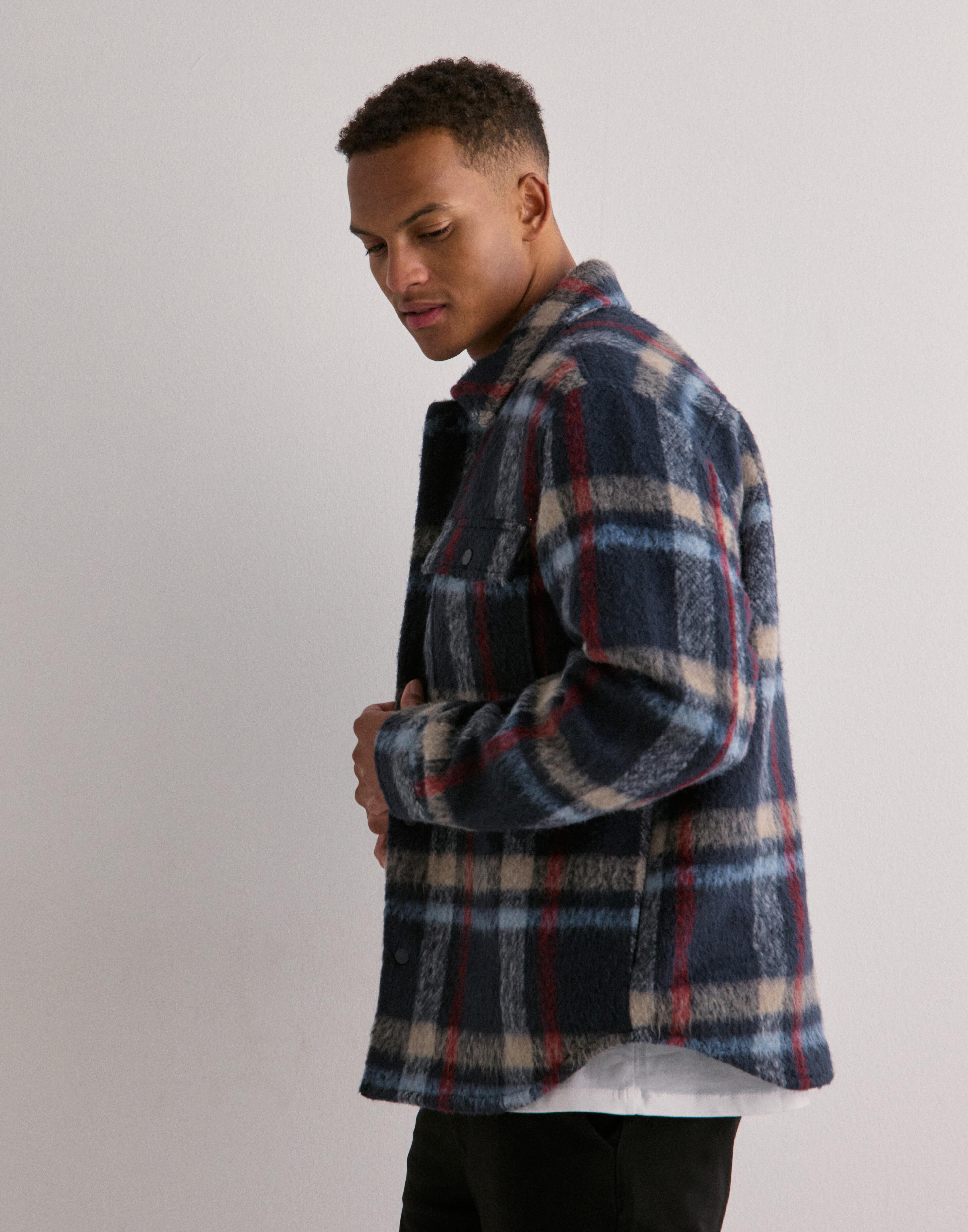 Buy Only & Sons ONSGIO LF CHECK PADDED JACKET OTW - JGTA Buy Only & Sons ONSGIO LF CHECK PADDED JACKET OTW - JGTA