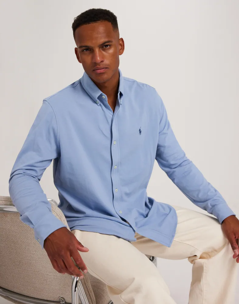 Oxford Shirt Light Blue Polo Button Up Polo Ralph Button Up Polo