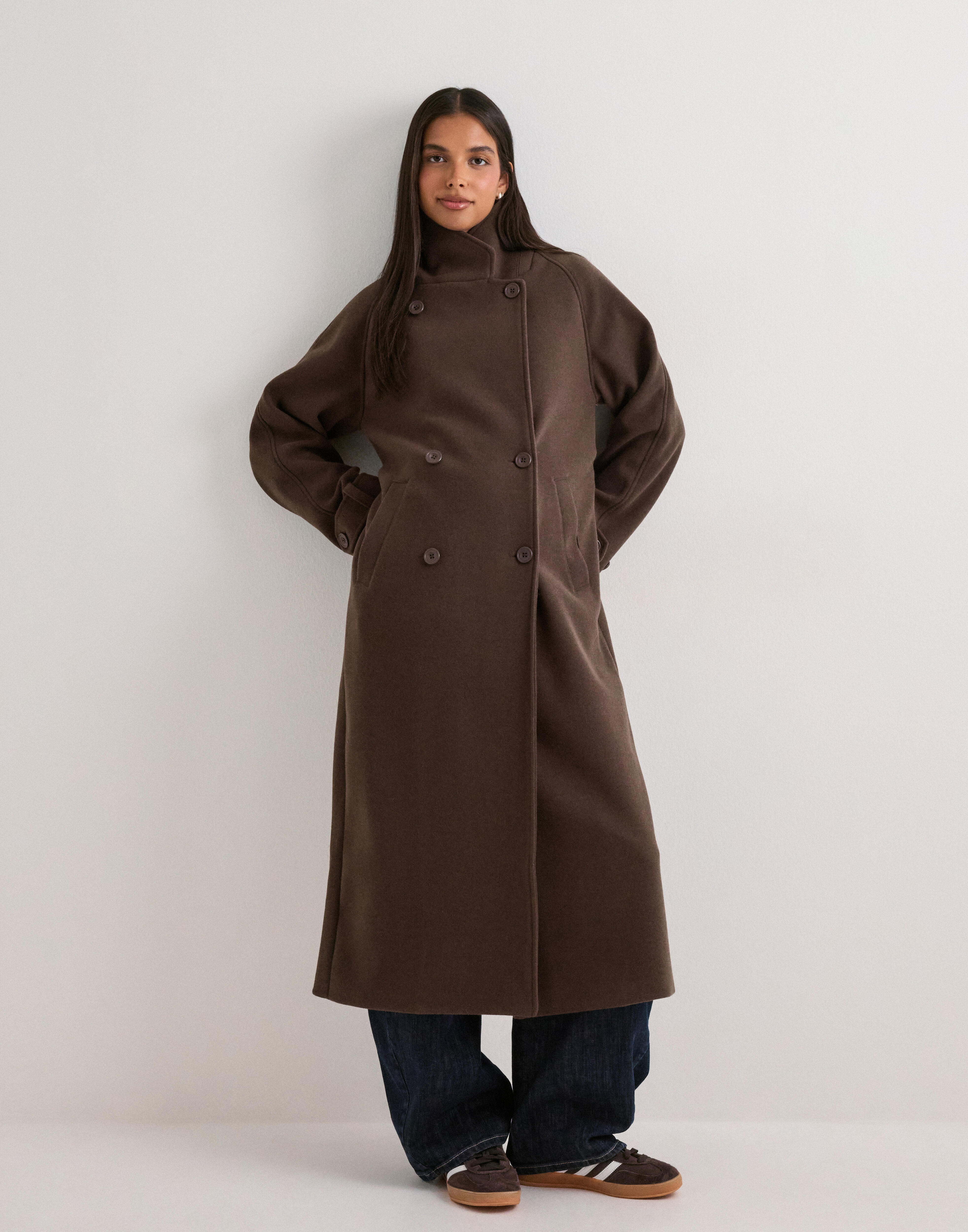 Buy Nelly Warm Trench Coat - Brun | Nelly.com