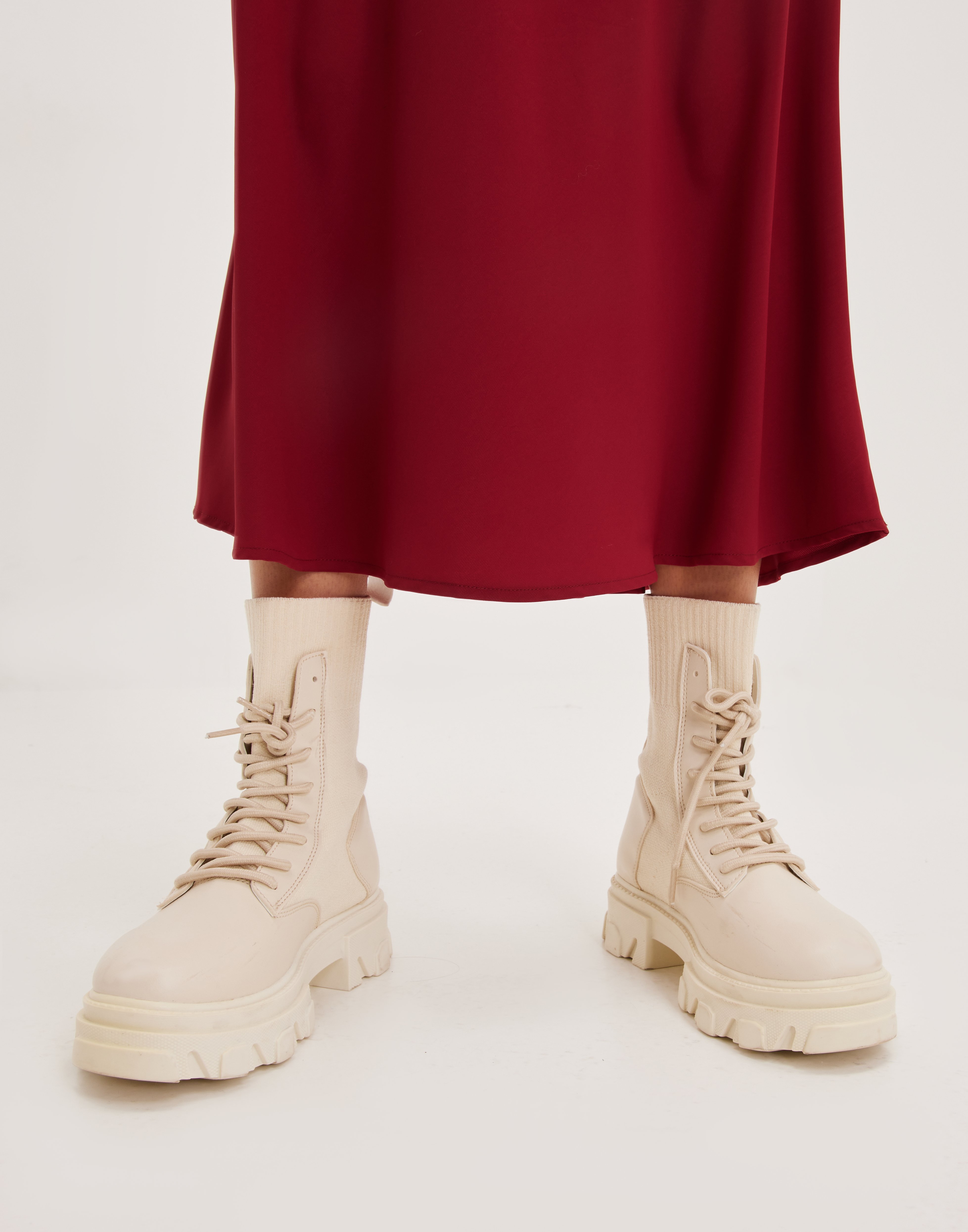 Pcfranan Hw Midi Skirt Tawny Port