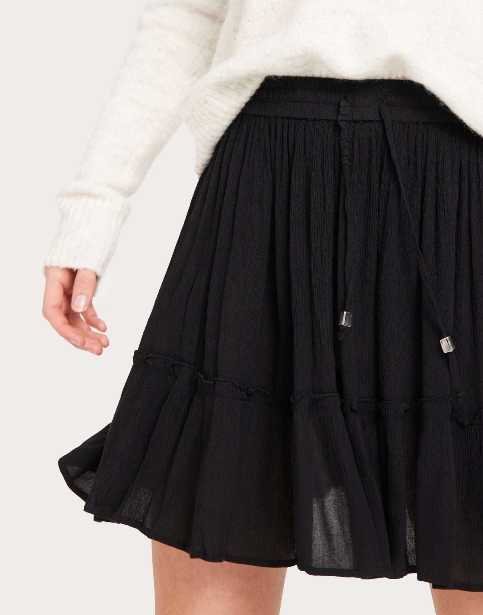 ONLY Onlibiza Life Short Skirt WVN Jupe Femme Trapèze - Taille Élastique