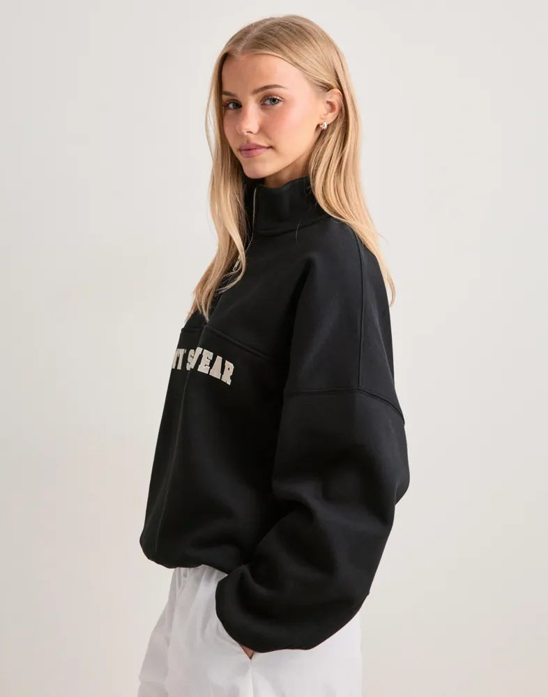Aimn Varsity Sweat Half Zip tröjor dam – bild 2