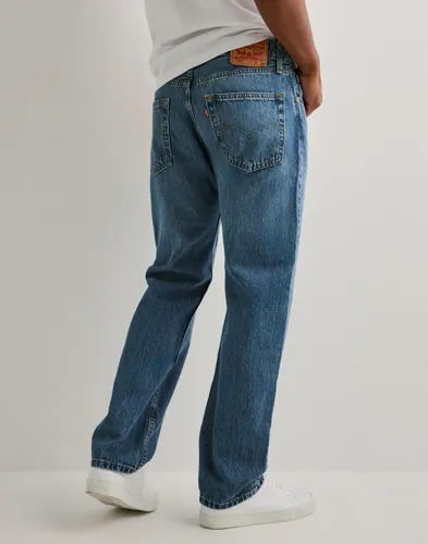 Levi's 555 Relaxed Straight jeans i blått med femficksdesign