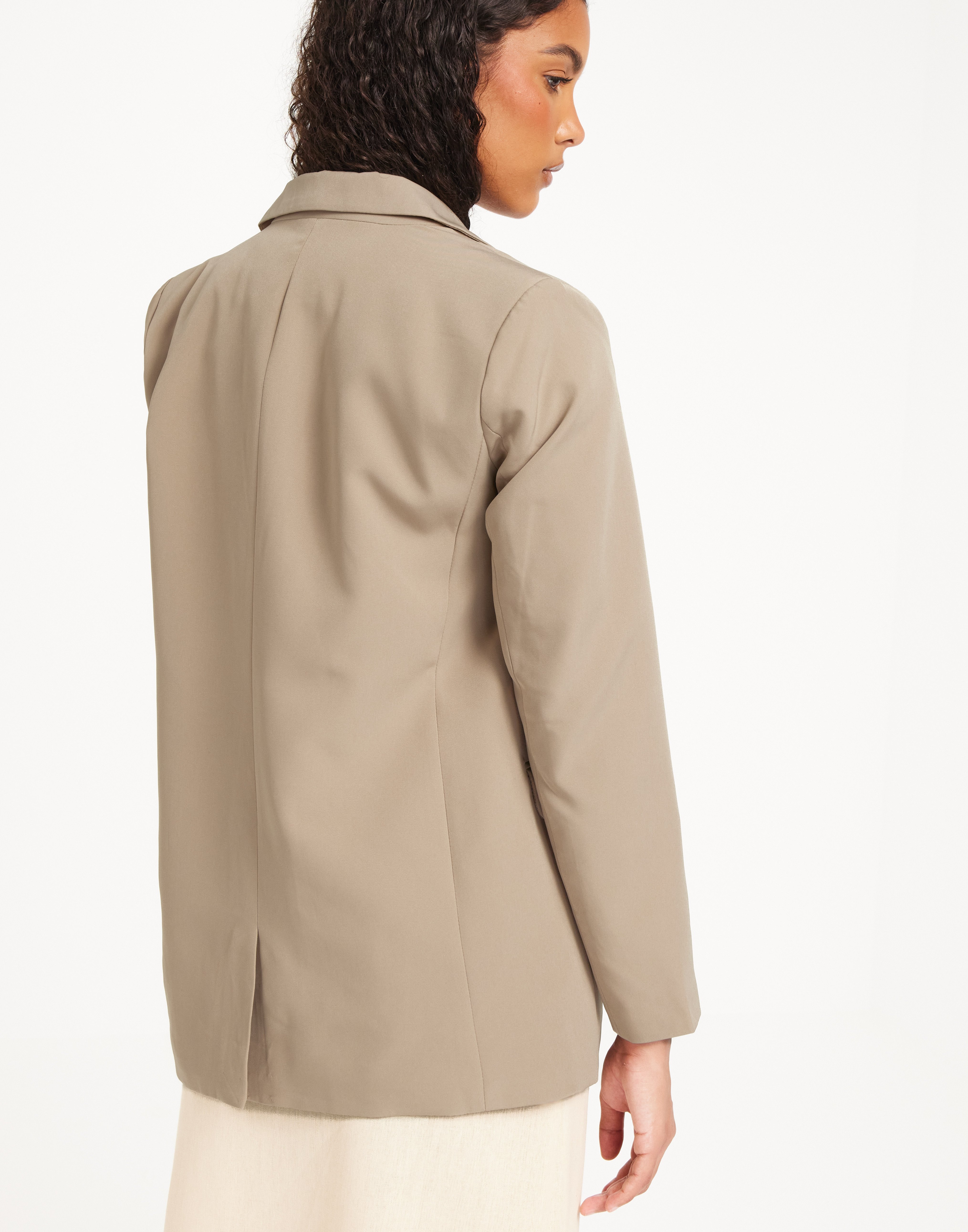 Pcbozzy Ls Loose Blazer Mazarine Blue