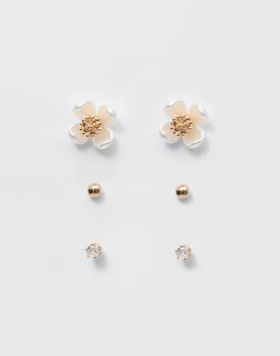 Pieces - Guld - Pcsigga 3-Pack Earrings