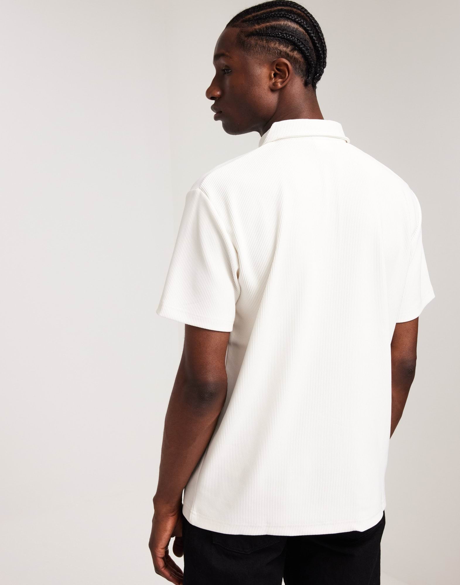 SLHRELAX-PLISSE HALF ZIP SS POLO EX