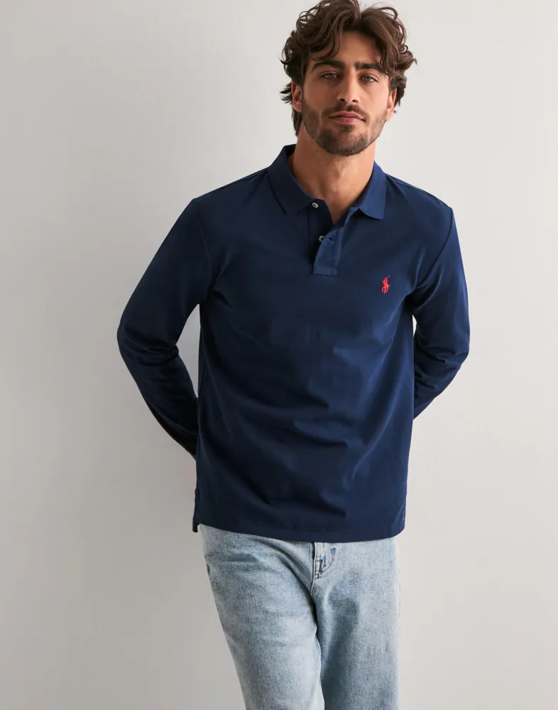 Long Sleeve Ralph Lauren Customized Clothing Navy Long Sleeve - Main Image
