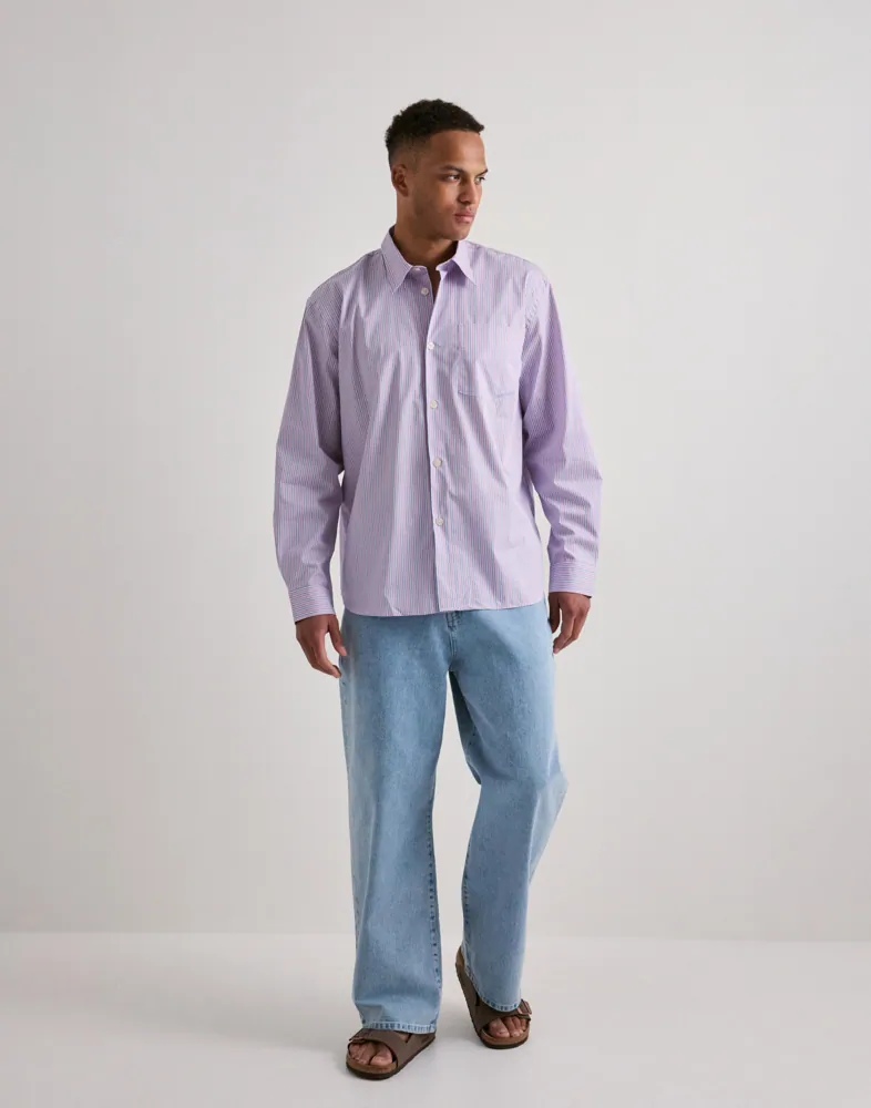 Selected Men Slhrlxhotel Amour Emb Ls Shirt Vardagsskjortor skjortor & blusar herr – bild 2
