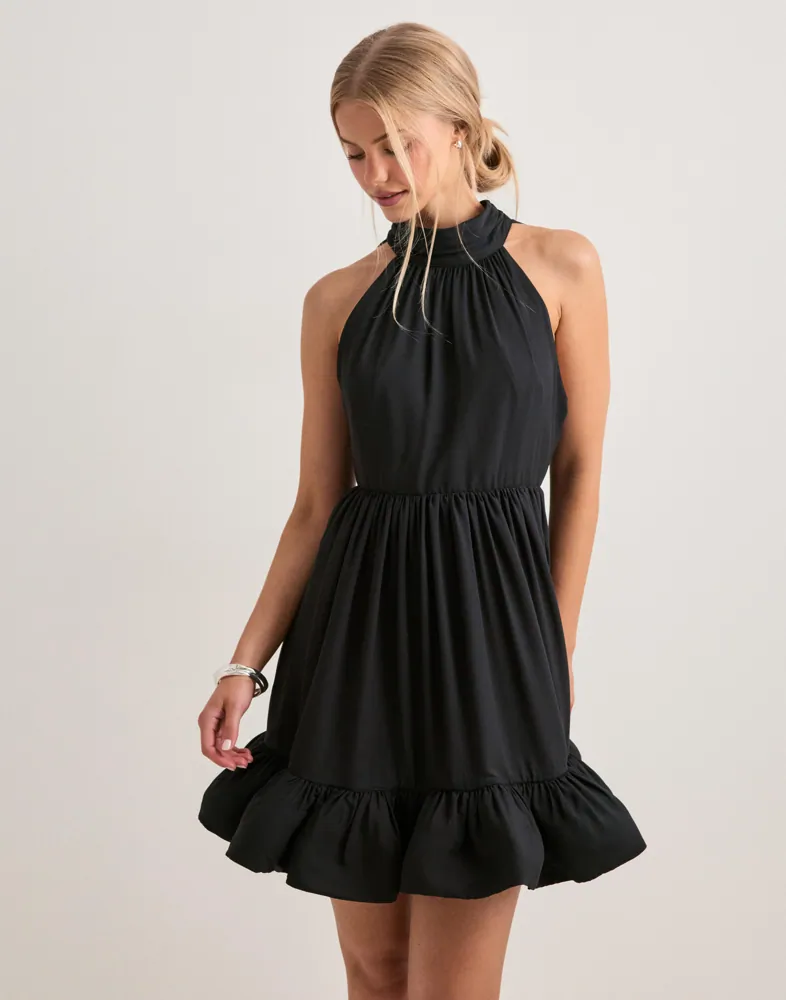 Fern Halterneck Ruffled Mini D