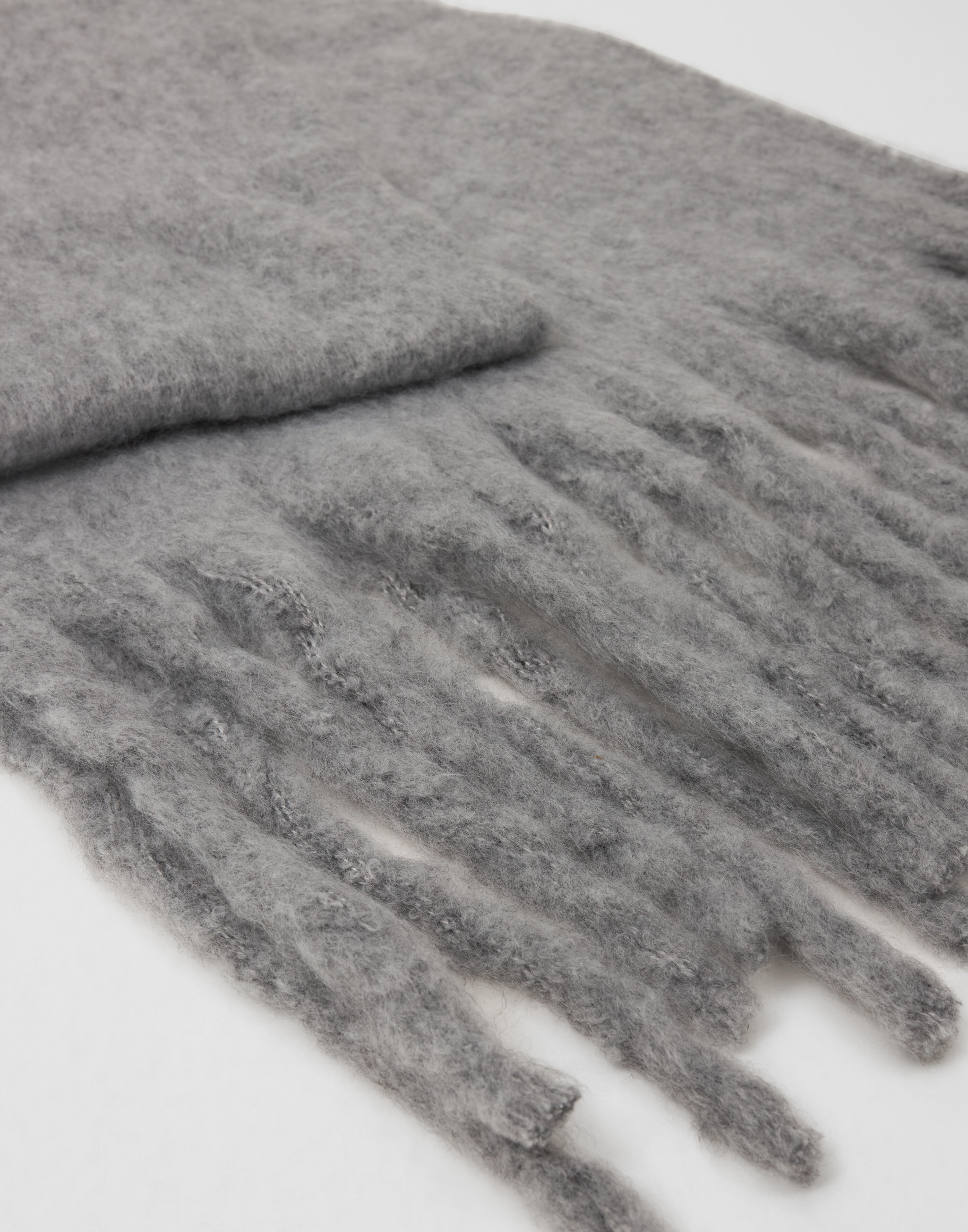 Buy Nelly Chunky Fuzzy Scarf - Grey | Nelly.com