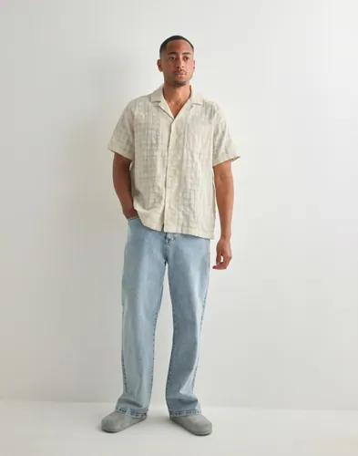 LES DEUX Lesley Slub SS Shirt 2.0 Rutiga skjortor herr – bild 2