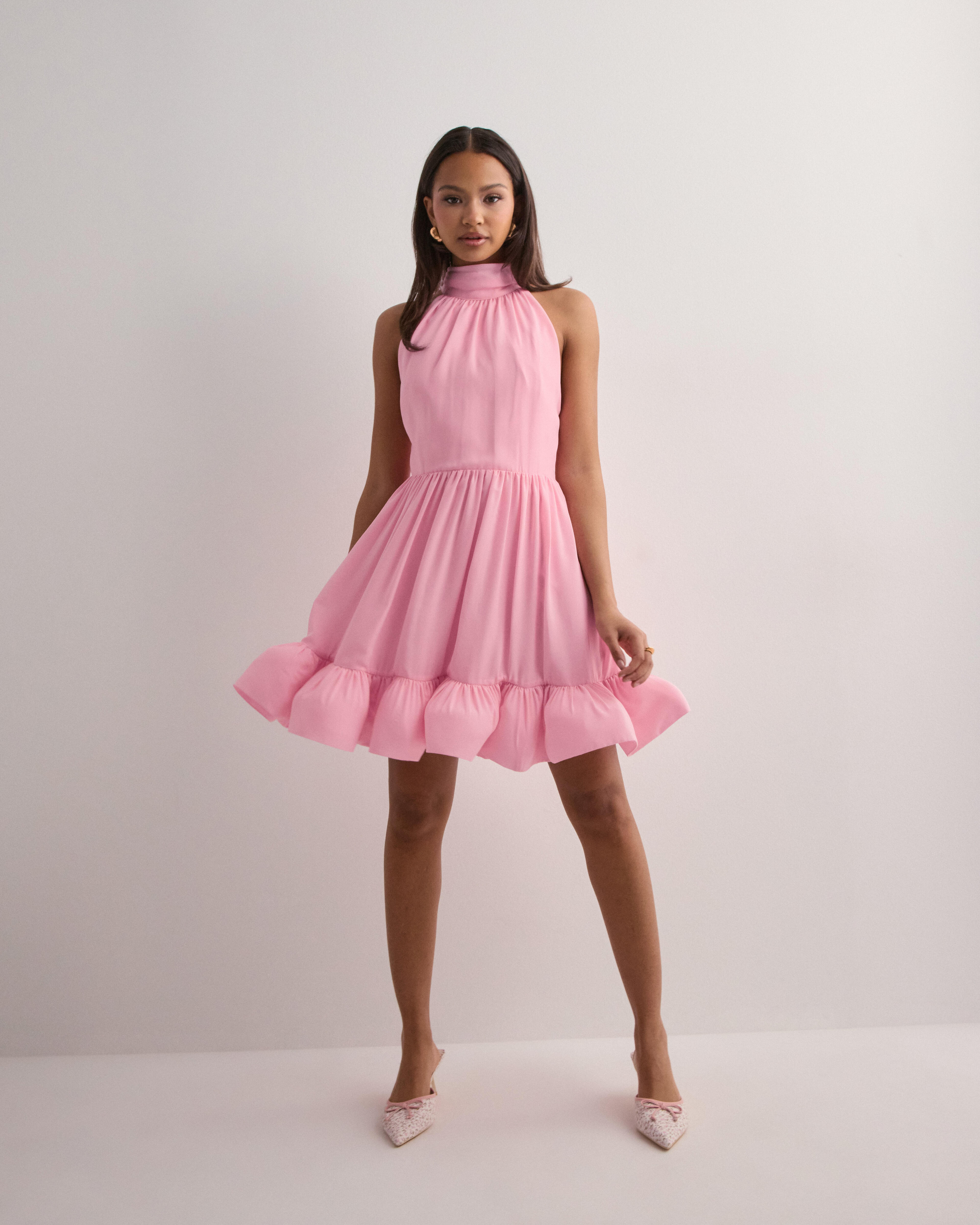 halter plaid dress Blake Plaid Halter Dress – Madida Clothing main image 1