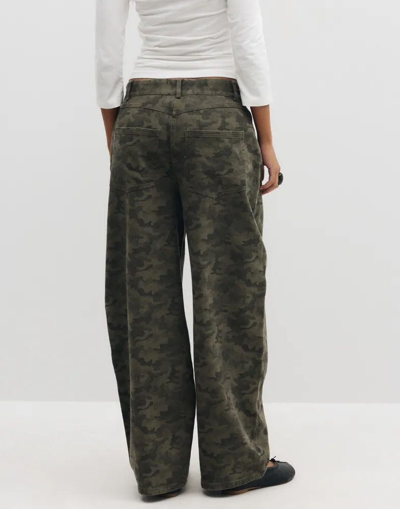 NEO NOIR Haven Camou Jeans dam – bild 3
