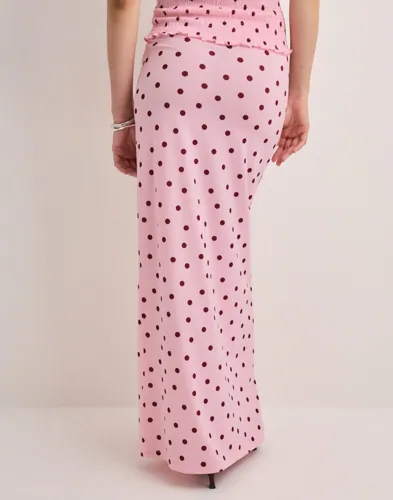 Nelly Cute Sheer Maxi Skirt maxikjolar dam – bild 3