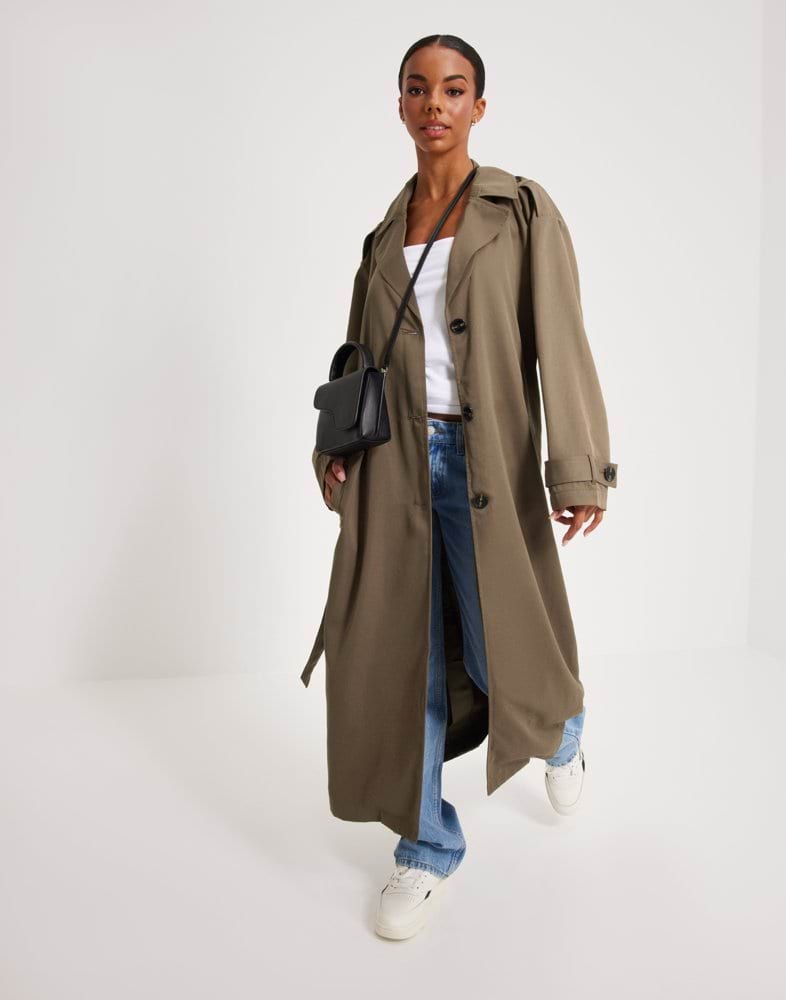 Only - Onlline X-Long Trenchcoat - 3504617 Walnut