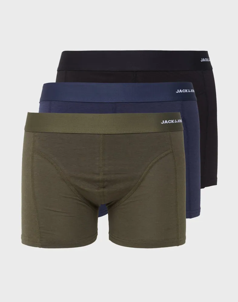 JACBASIC BAMBOO TRUNKS 3 PACK NOOS