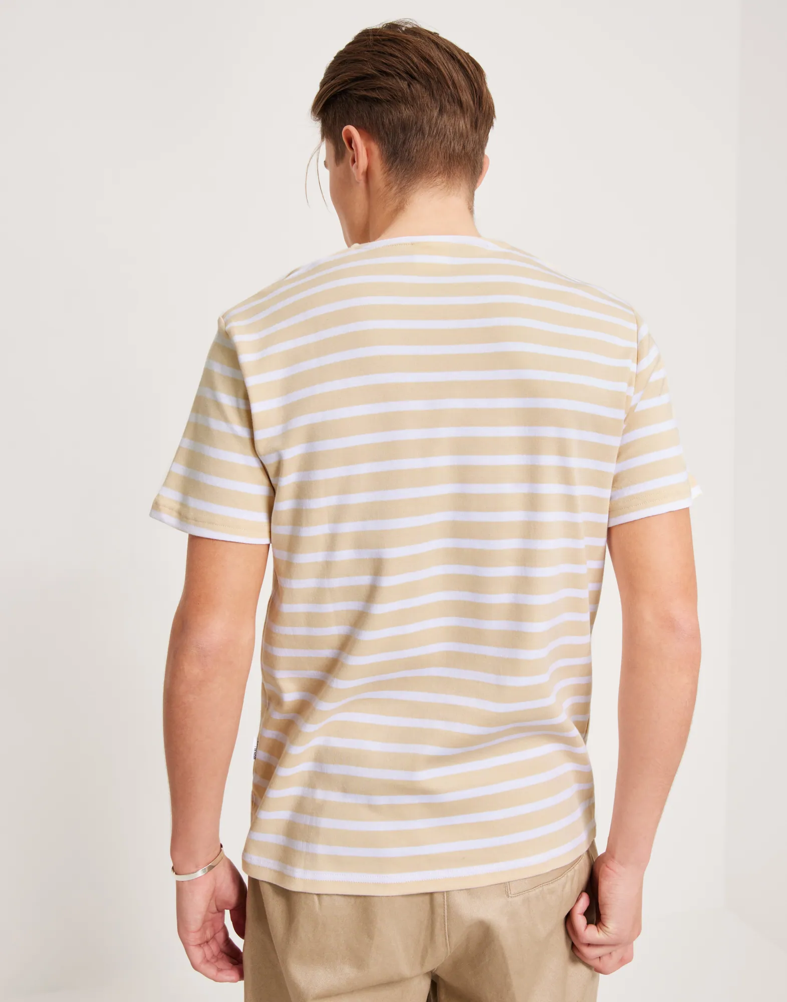 SLHBRIAC STRIPE SS O-NECK TEE NOOS