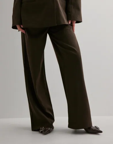 PIECES Pcfalka Mw Pinstriped Tie Pants D2D kostymbyxor dam – bild 3