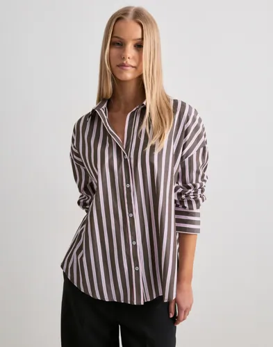 Only - Brun - Onloregon Alva Ls Reg Shirt Noos Wv