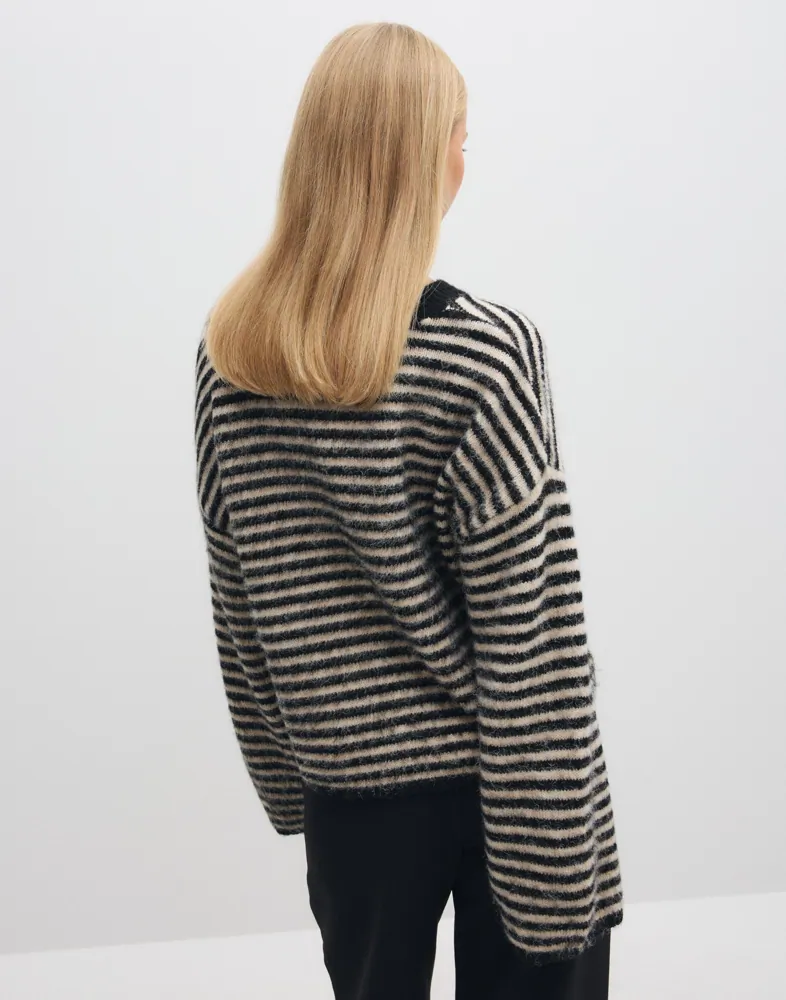 PIECES Pcada Ls O-Neck Knit Bc stickade tröjor dam – bild 3