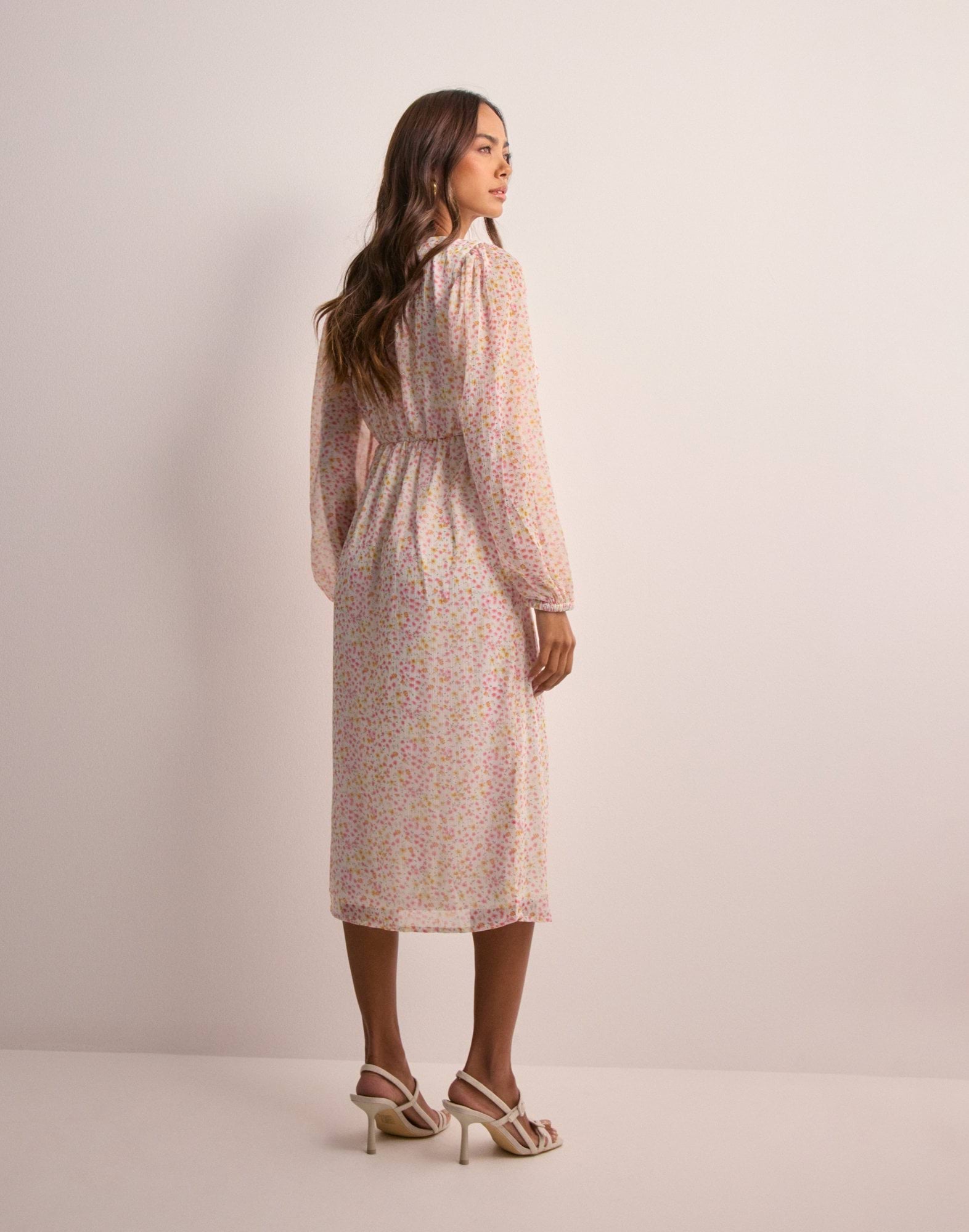 Vero Moda Vmlola L/S Abk Dress Wvn Btq VIP, Torta al Cioccolato, XS Donna