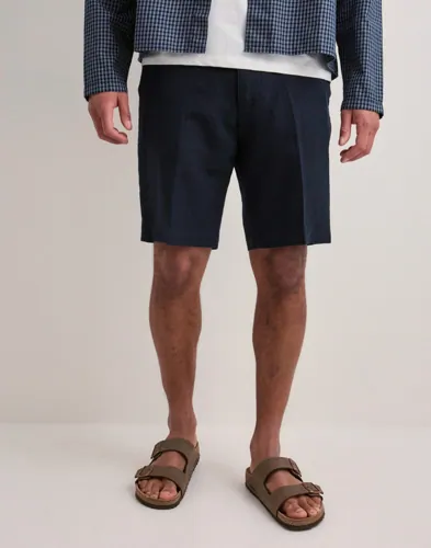 Selected Men Slhregular-Leroy Sun Shorts Linneshorts Svart