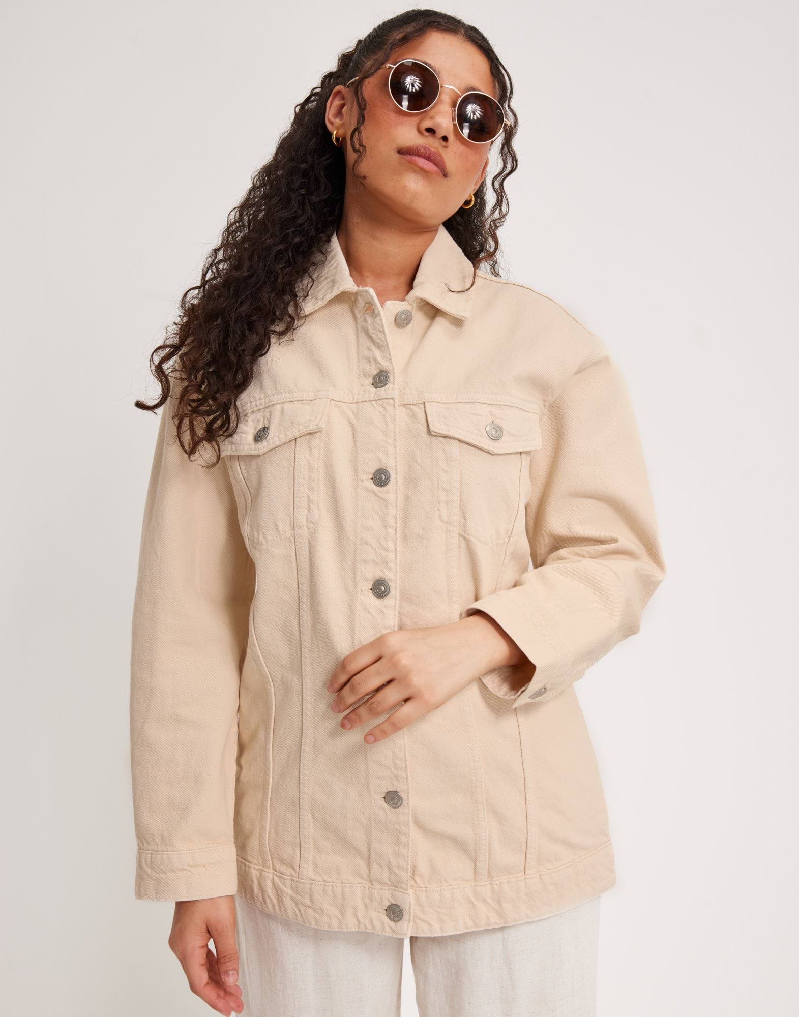 ONLY Onlsafe Caroline-Giacca da Donna Oversize Noos Jeans, Nero delavé, S