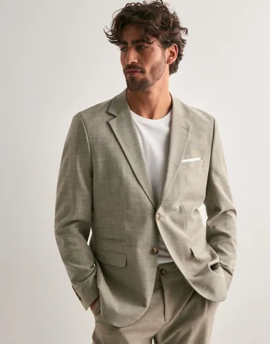 Selected Men Slhslim-Oasis Linen Blz Noos Kavajer bomberjackor herr – bild 6