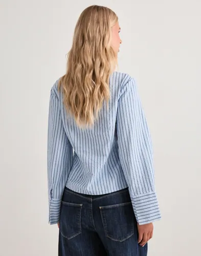 NEO NOIR Rosa Striped Crepe Shirt skjortor dam – bild 3