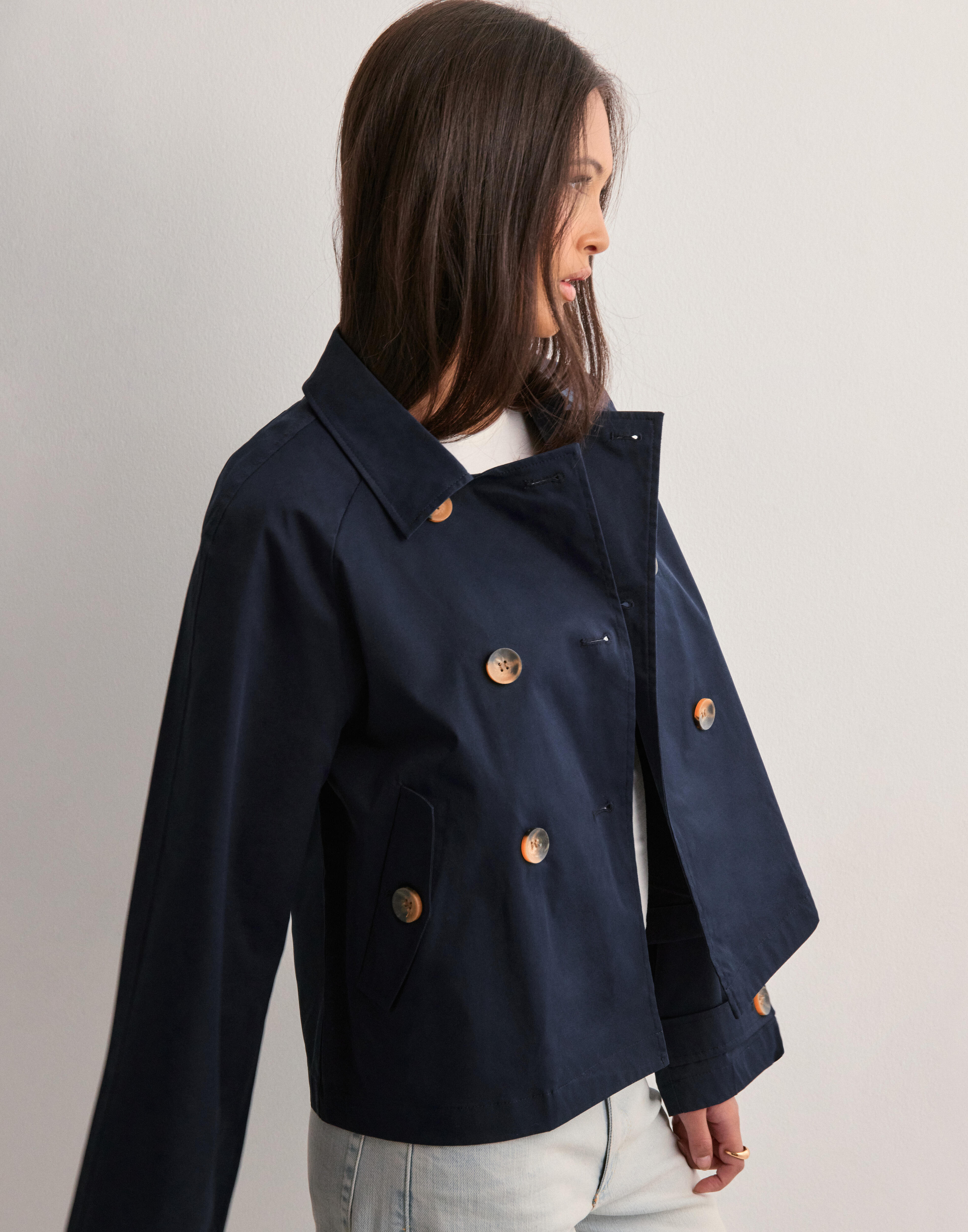 Buy Only ONLAPRIL SHORT TRENCHCOAT OTW NOOS - Night Sky | Nelly.com