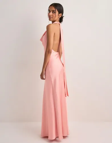 Nelly Halter Bow Dress maxiklänningar dam – bild 2