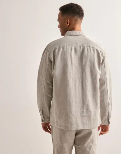 Selected Men Slh-Leroy Sun Overshirt Ls Noos Overshirts herr – bild 3