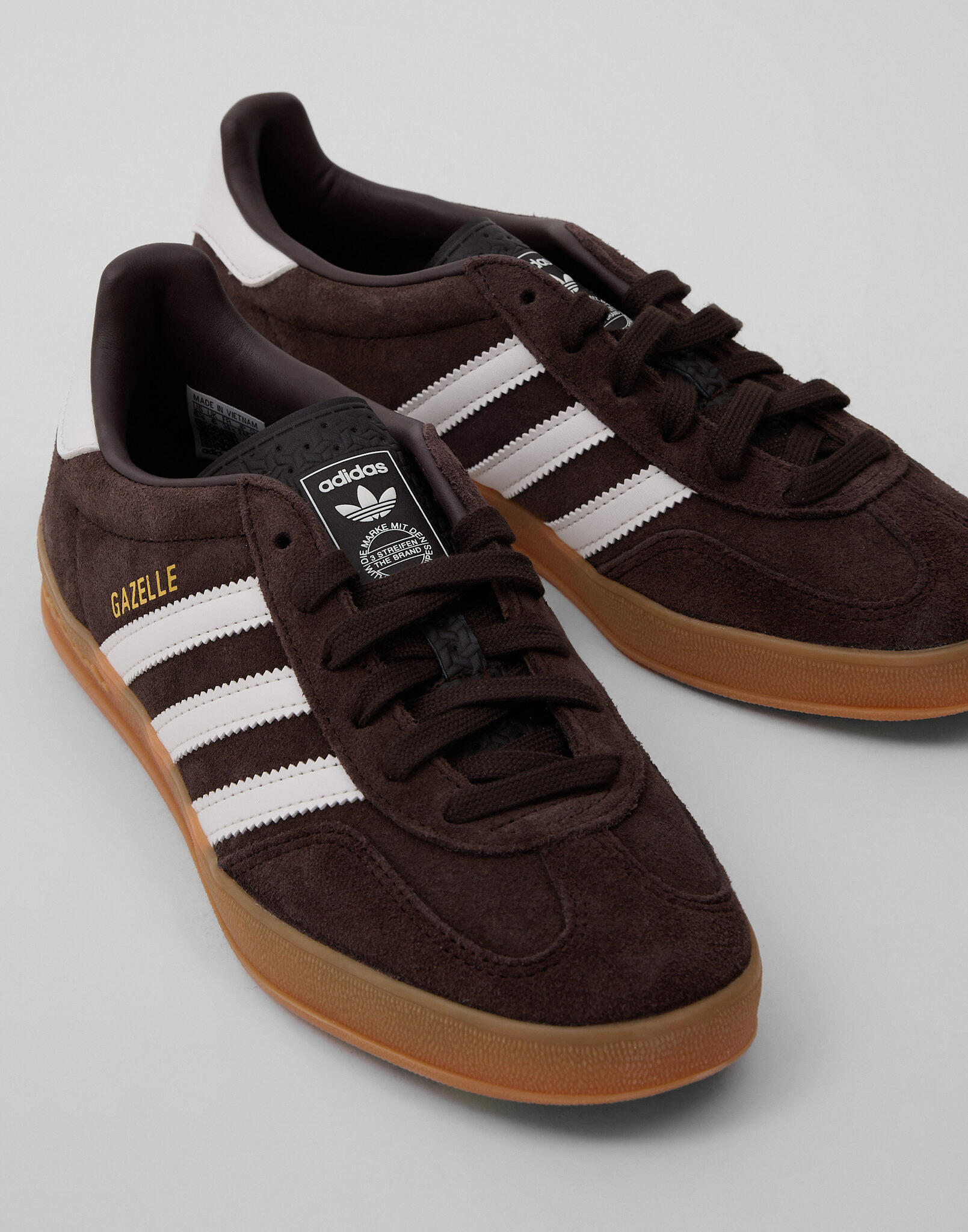 Buy Adidas Originals GAZELLE INDOOR - Dark Brown | Nelly.com
