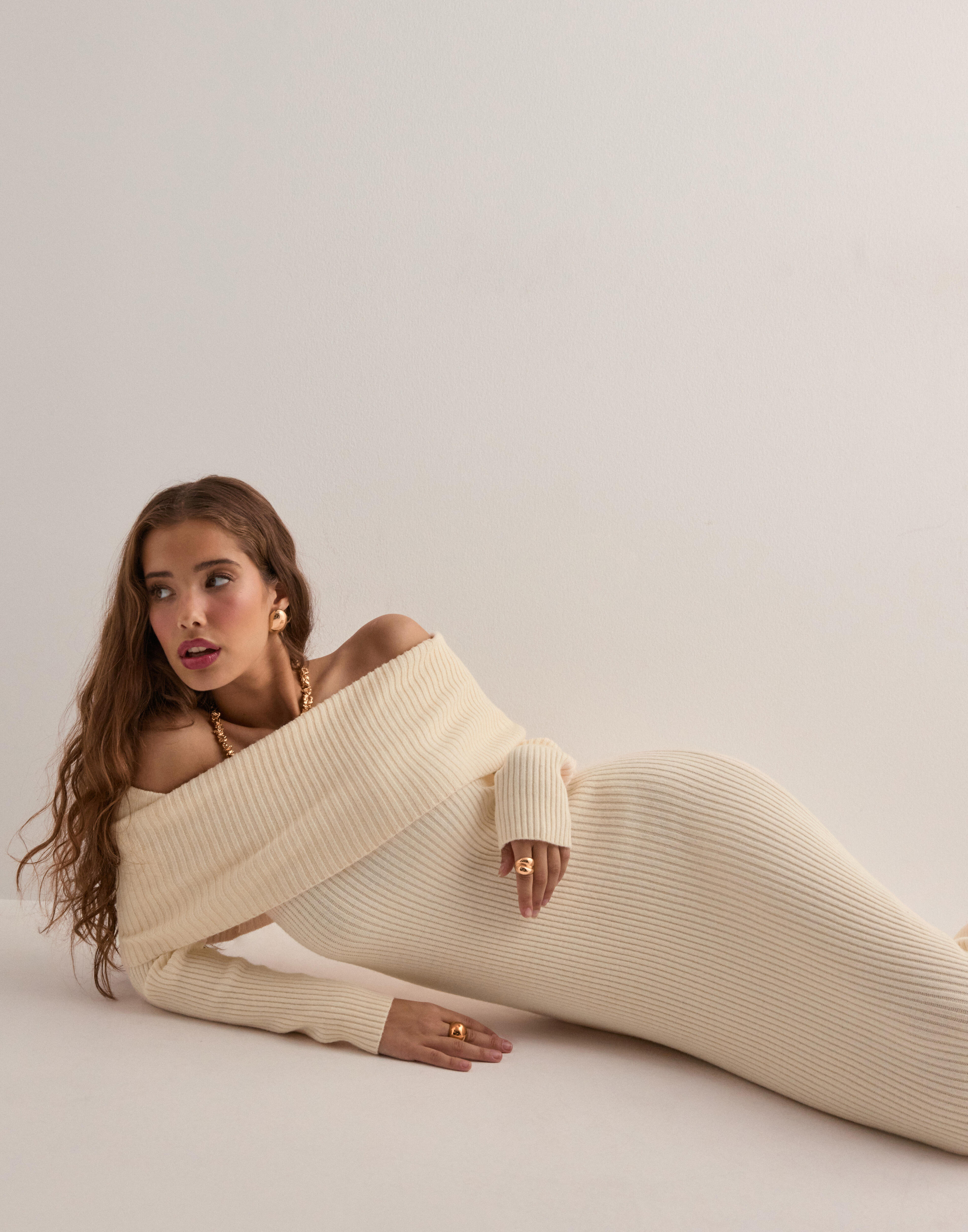 Viscosa Poliammide Poliestere ONLY Abito In Maglione Corto Donna - Main Image