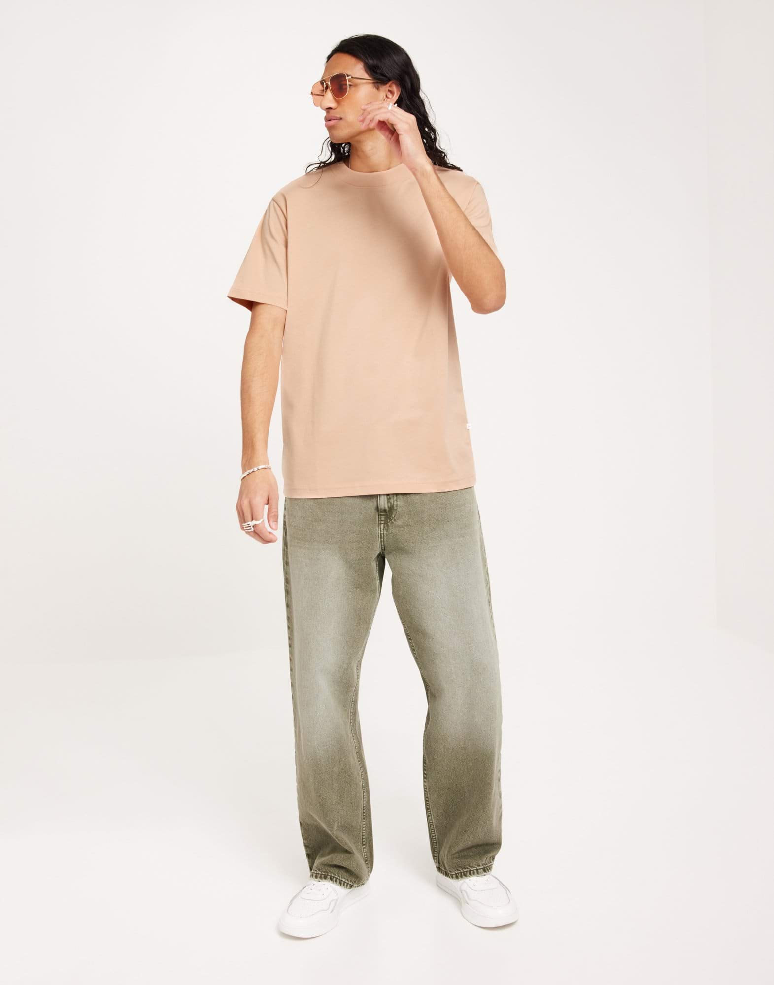 SLHRELAXCOLMAN SS O-NECK TEE B COLL