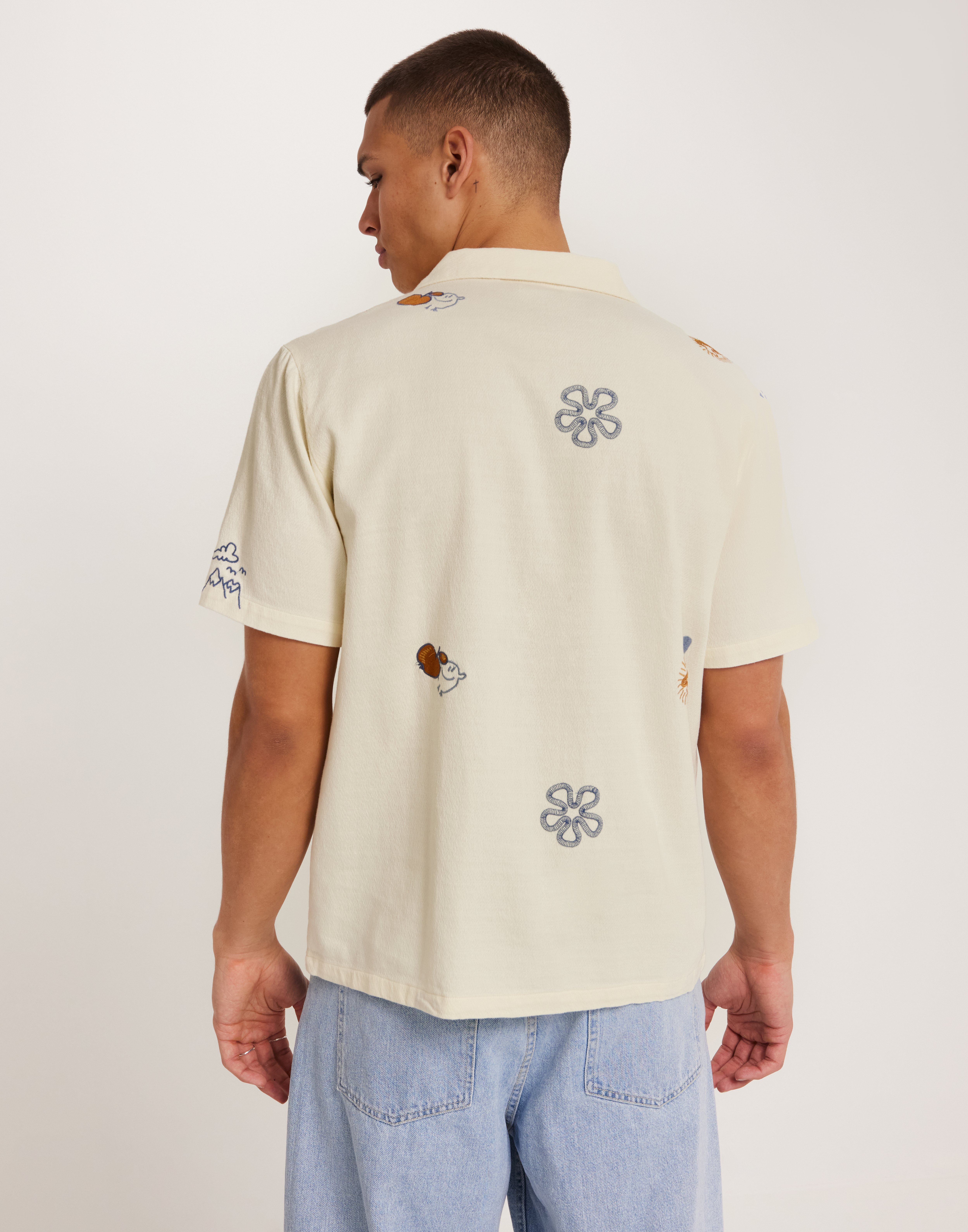 Buy KnowledgeCotton Apparel Box fit short sleeve shirt with